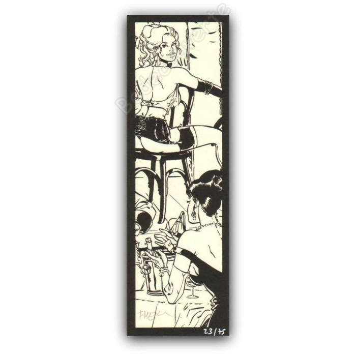 Meynet - Marque-page Cabaret 03 N&B