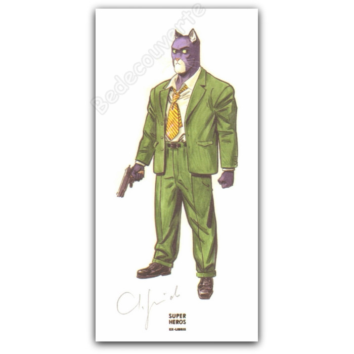 Guarnido - Blacksad Costume Vert Super Héros