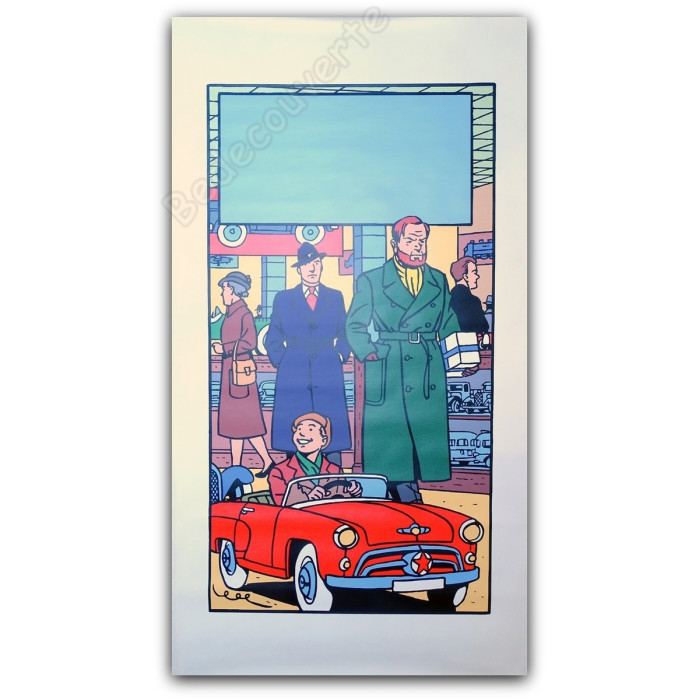 Juillard - Blake et Mortimer La Machination Voronov Toile Géantee