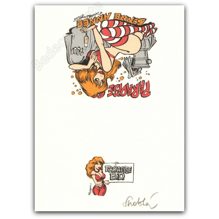 Walthéry - Bonne année 2001 Paradise BD