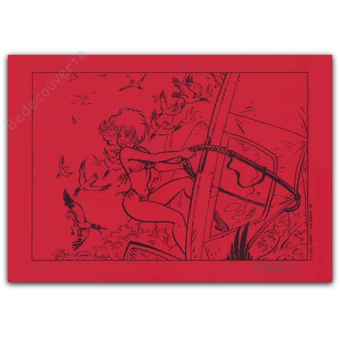 Walthéry - Natacha The birds Rouge