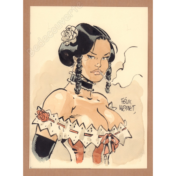 Meynet Félix - Dessin original Sauvage - C
